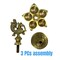 Peacock Deepam Brass Finish Diya Annam Deepak Samai Oil Lamp with Base Indian Festival Diwali Diya Hindu Puja Religious Home Decor Pooja Lamp Indian Housewarming Wedding Return Gift